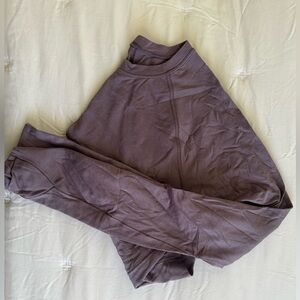 Lululemon Swiftly Cropped Long Sleeve in Purple Ash Size 12